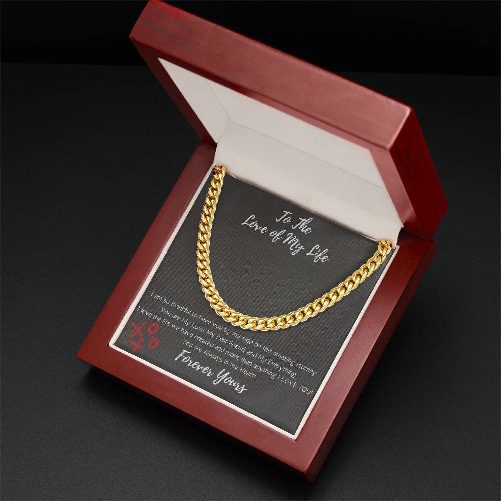 Husband Chain Anniversary - Black