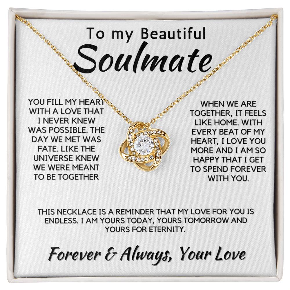 Soulmate Gift-You fill my heart with love