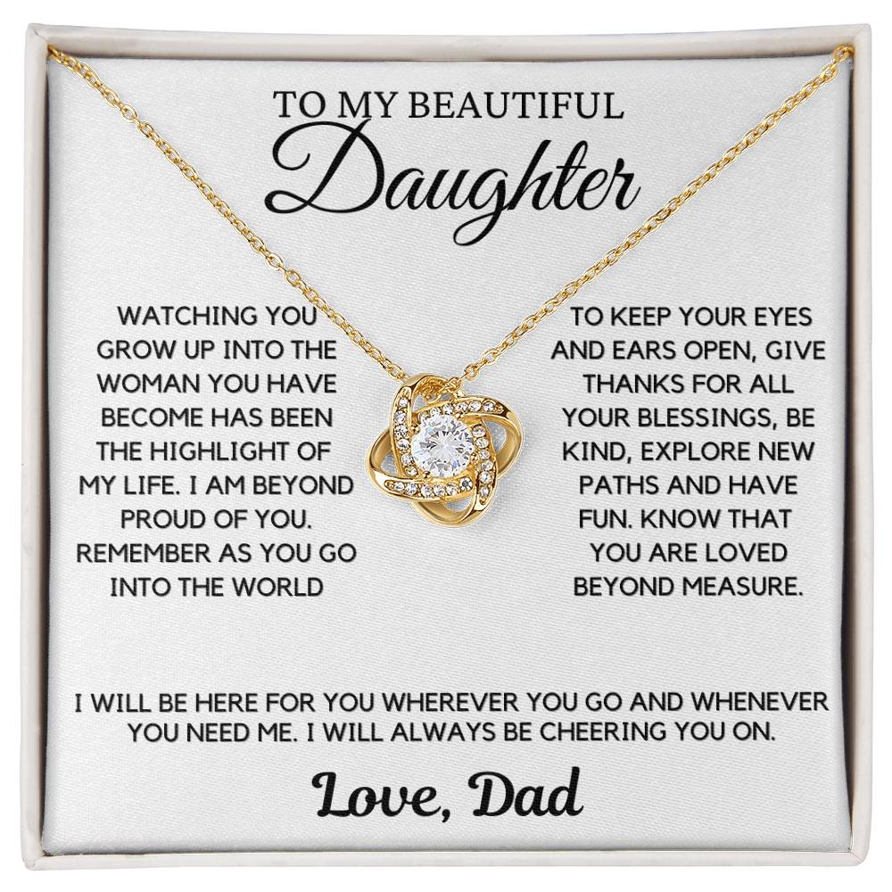 Daughter Gift-Watching You Grow Up, Love Dad