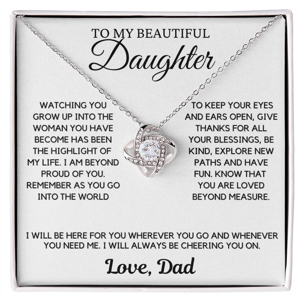 Daughter Gift-Watching You Grow Up, Love Dad