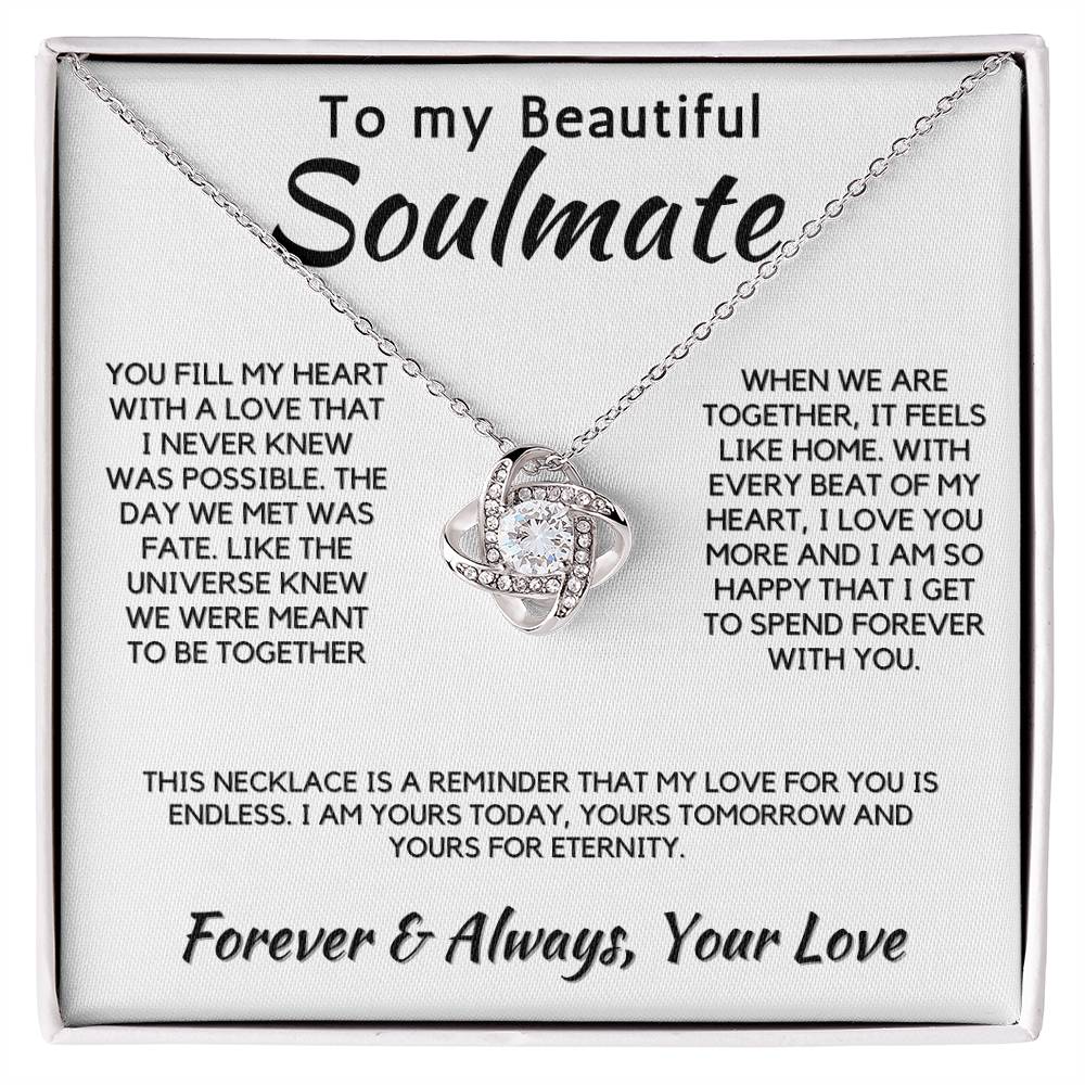 Soulmate Gift-You fill my heart with love