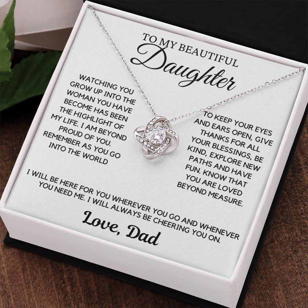 Daughter Gift-Watching You Grow Up, Love Dad