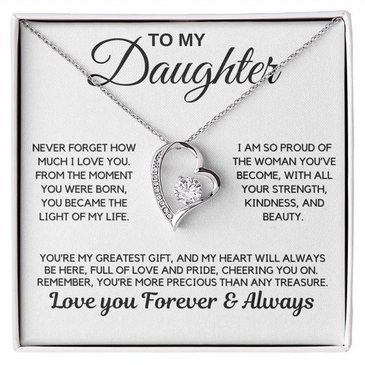 Daughter Gift3- Never Forget How Much I Love You