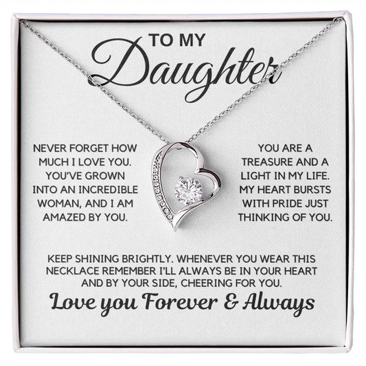 Daughter Gift4- Never Forget How Much I Love You