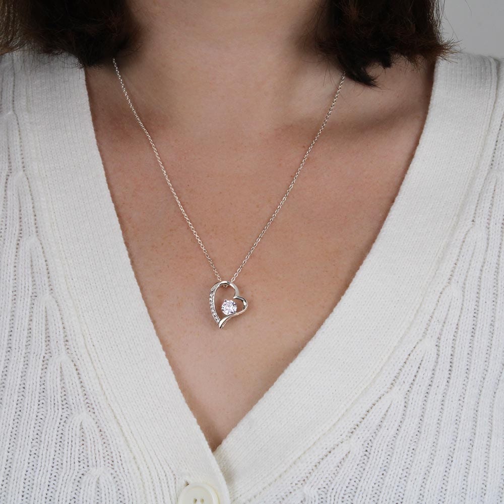 Wife Heart Necklace Birthday Beauty, Kindness - Rose