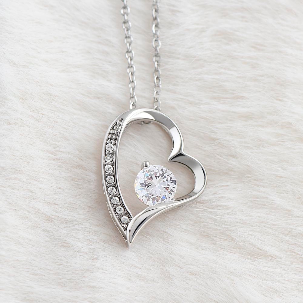 Wife Heart Necklace Birthday Beauty, Kindness - Rose