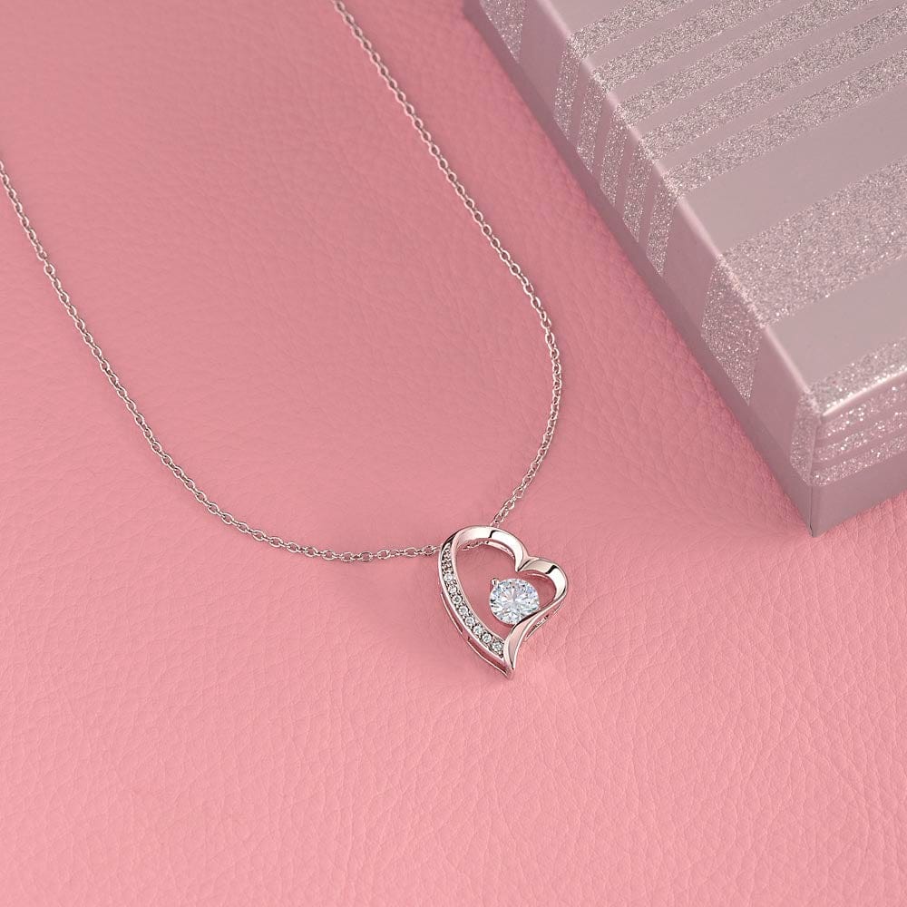 Wife Heart Necklace Birthday Beauty, Kindness - Rose