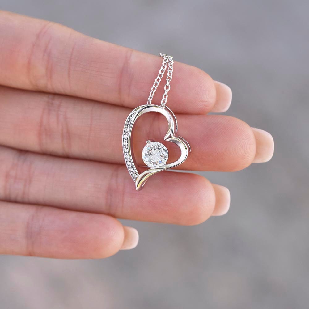 Wife Heart Necklace Birthday Beauty, Kindness - Rose