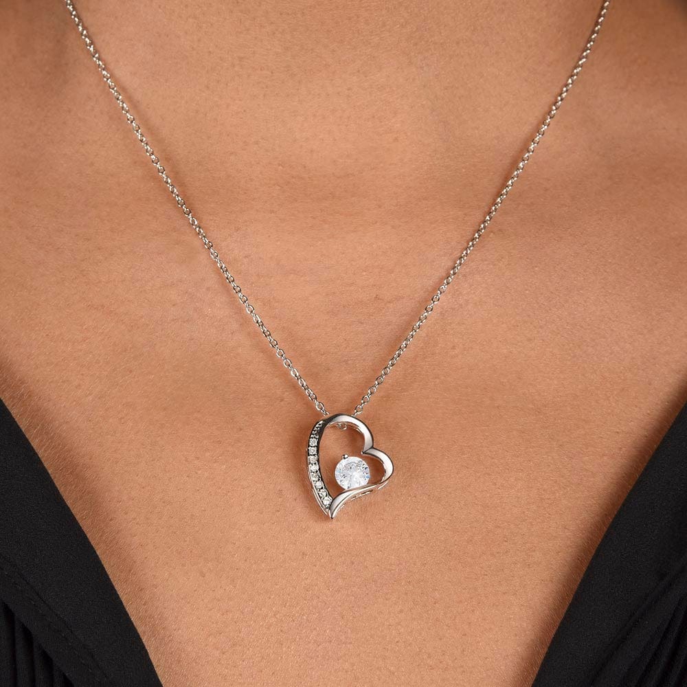 Wife Heart Necklace Birthday Beauty, Kindness - Rose