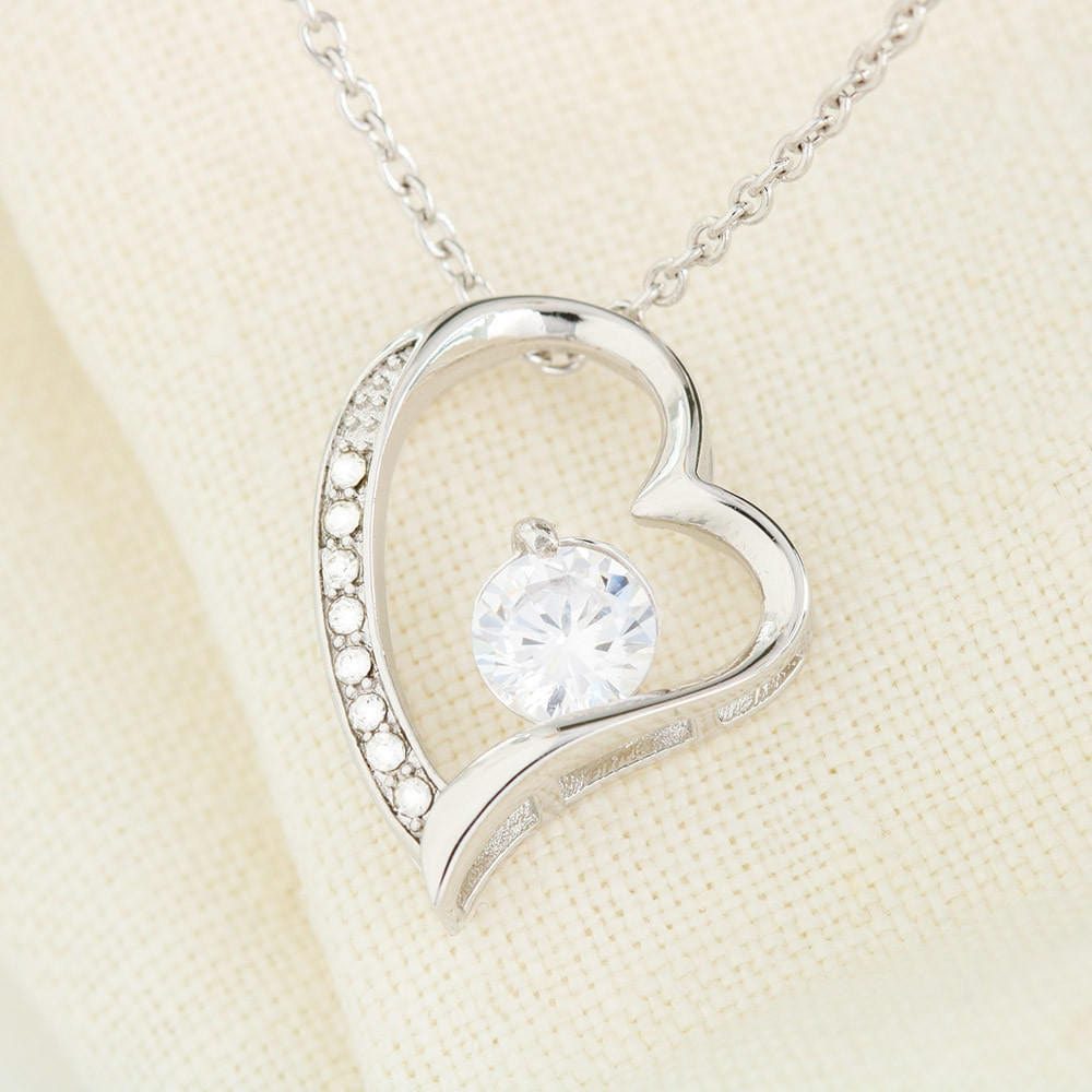 Wife Heart Necklace Birthday Beauty, Kindness - Rose